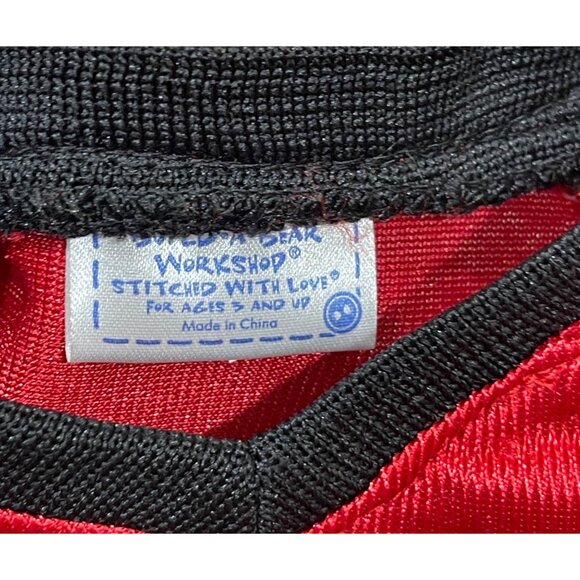 Build A Bear Workshop Football Outfit Red Black Retired Uniform - Picture 4 of 4